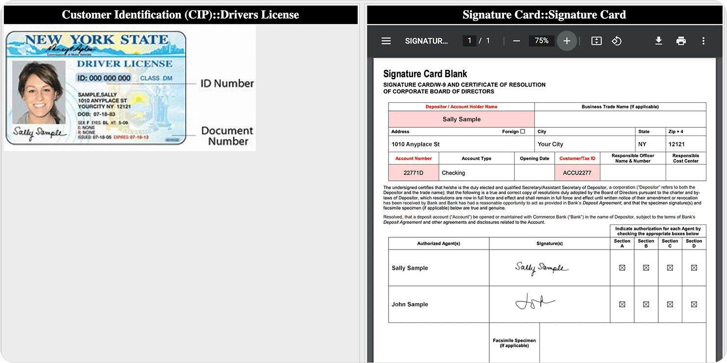 Signature verification